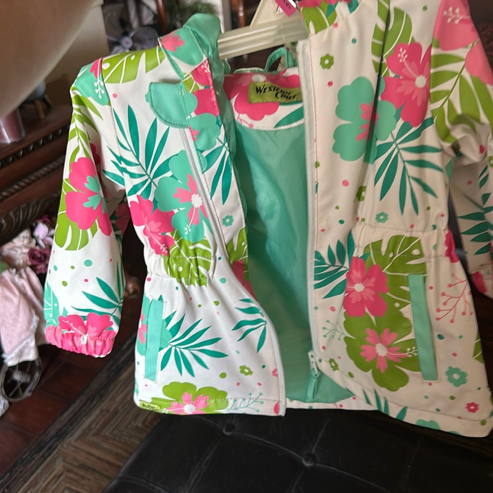 Western Chief 3 t Floral rain coat